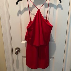 Red romper